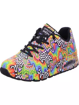 Кроссовки на шнуровке Skechers Lowtop-Sneaker UNO - INFINITE DRIP, цвет multi