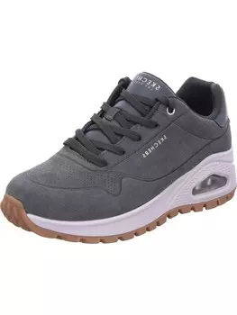 Кроссовки на шнуровке Skechers Lowtop-Sneaker UNO RUGGED - CHILLPROOF, оливковый