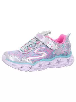 Кроссовки на шнуровке Skechers, металлик