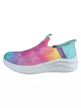 Кроссовки на шнуровке Skechers, разноцветный