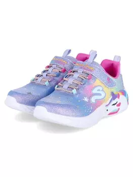 Кроссовки на шнуровке Skechers, разноцветный