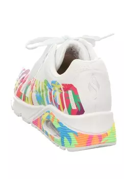 Кроссовки на шнуровке Skechers, разноцветный