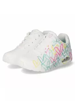Кроссовки на шнуровке Skechers, разноцветный