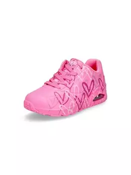 Кроссовки на шнуровке Skechers, розовый