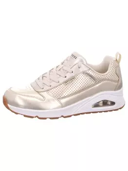 Кроссовки на шнуровке Skechers, серебряный
