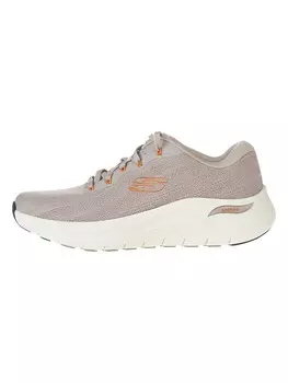 Кроссовки на шнуровке Skechers, серо-коричневый