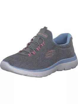 Кроссовки на шнуровке Skechers, серый