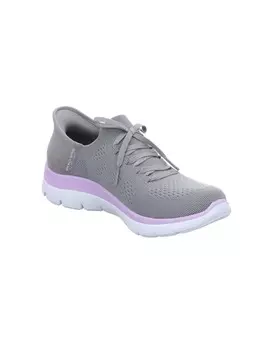 Кроссовки на шнуровке Skechers, серый