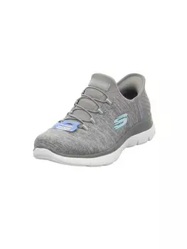 Кроссовки на шнуровке Skechers, серый