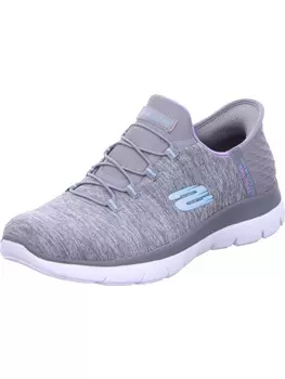Кроссовки на шнуровке Skechers, серый