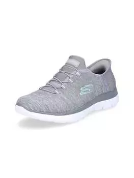 Кроссовки на шнуровке Skechers, серый