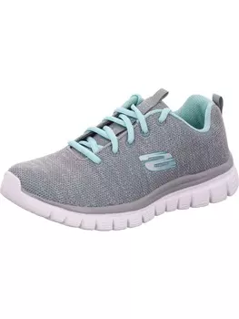 Кроссовки на шнуровке Skechers, серый