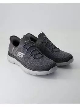 Кроссовки на шнуровке Skechers, серый