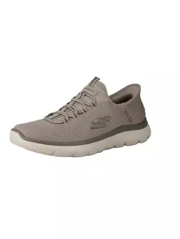Кроссовки на шнуровке Skechers, серый