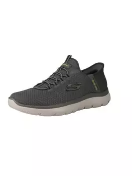 Кроссовки на шнуровке Skechers, серый