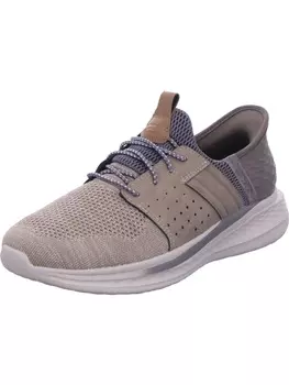 Кроссовки на шнуровке Skechers, серый