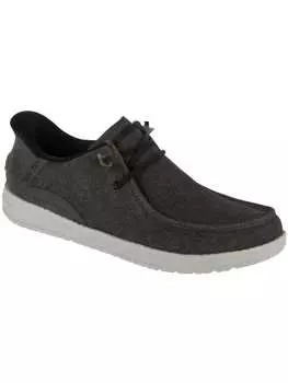 Кроссовки на шнуровке Skechers, серый