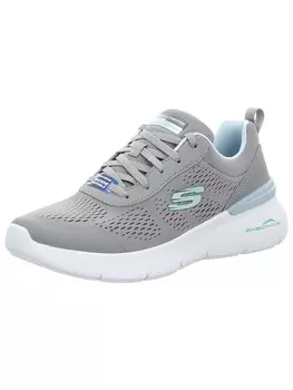 Кроссовки на шнуровке Skechers, серый