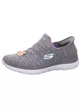 Кроссовки на шнуровке Skechers, серый