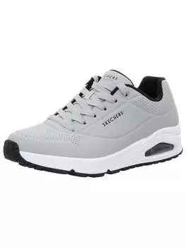 Кроссовки на шнуровке Skechers, серый