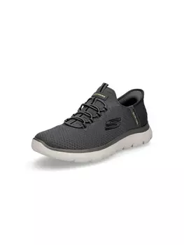 Кроссовки на шнуровке Skechers, серый
