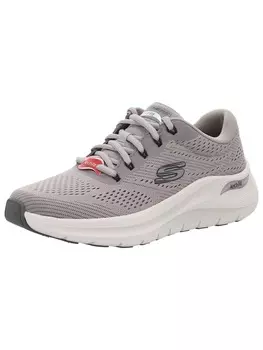 Кроссовки на шнуровке Skechers, серый