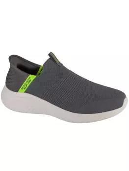 Кроссовки на шнуровке Skechers, серый