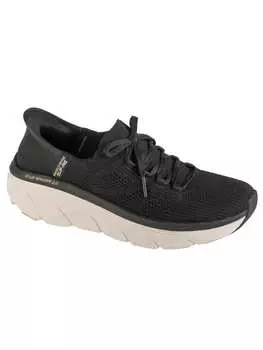 Кроссовки на шнуровке Skechers Slip-Ins: D'lux Walker 2.0 - Thrill Movement, черный