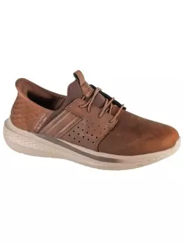 Кроссовки на шнуровке Skechers Slip-Ins: Slade - Zachary, коричневый