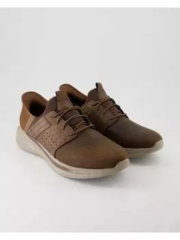 Кроссовки на шнуровке Skechers Slip On Sneaker, коричневый