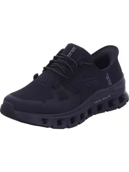 Кроссовки на шнуровке Skechers Slipper, черный