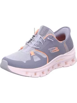 Кроссовки на шнуровке Skechers Slipper, серый