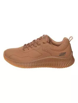 Кроссовки на шнуровке Skechers Sneakers Bobs Geo - How Debonair, светло-коричневый