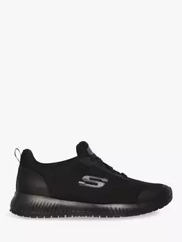 Кроссовки на шнуровке Skechers Squad SR, черные