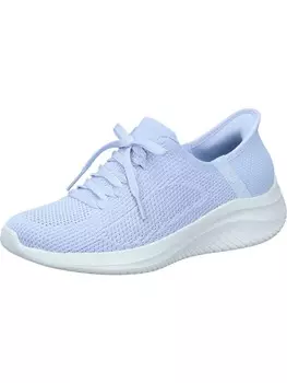 Кроссовки на шнуровке Skechers, светло-синий
