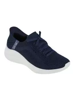 Кроссовки на шнуровке Skechers, темно-синий