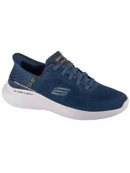 Кроссовки на шнуровке Skechers, темно-синий