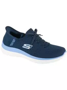 Кроссовки на шнуровке Skechers, темно-синий