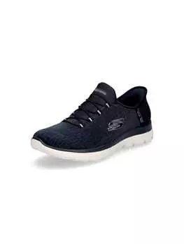 Кроссовки на шнуровке Skechers, темно-синий