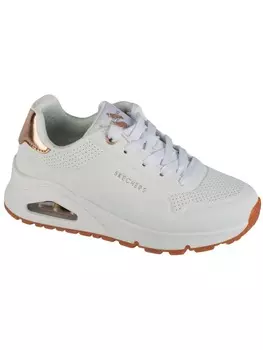 Кроссовки на шнуровке Skechers Uno Gen1 - Shimmer Away, белый
