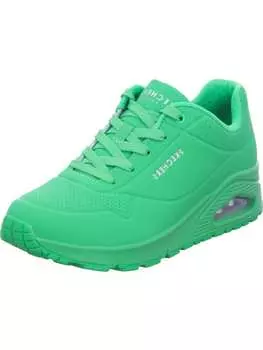 Кроссовки на шнуровке Skechers, зеленый