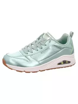 Кроссовки на шнуровке Skechers, зеленый