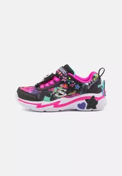 Кроссовки на шнуровке SNUGGLE Skechers, черный