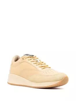 Кроссовки на шнуровке со вставками Jacquemus, желтый