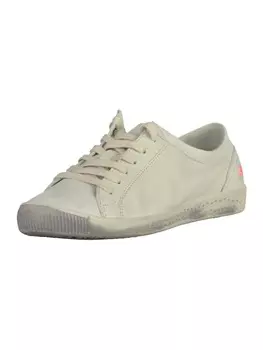 Кроссовки на шнуровке softinos, белый