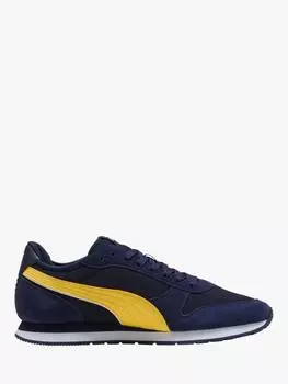 Кроссовки на шнуровке st miller PUMA, цвет Navy/Yellow
