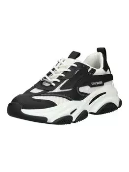 Кроссовки на шнуровке Steve Madden, черный/белый