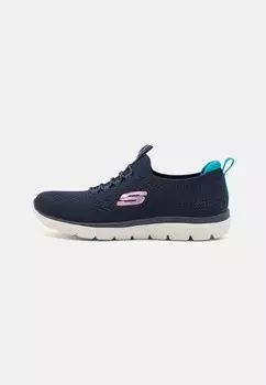 Кроссовки на шнуровке SUMMITS Skechers, темно-синий