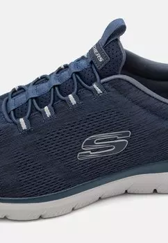 Кроссовки на шнуровке SUMMITS Skechers Wide Fit, темно-синий