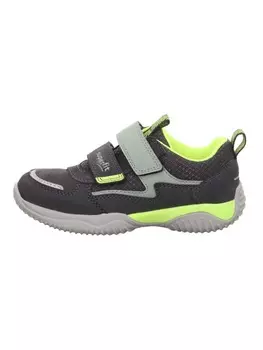 Кроссовки на шнуровке superfit, черный